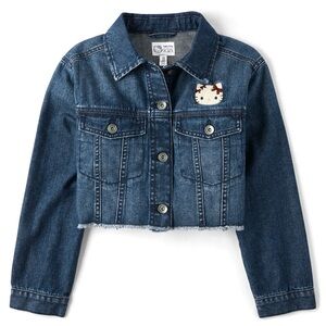 Girls Hello Kitty® Embroidered Denim
Jacket Size: M (7/8)